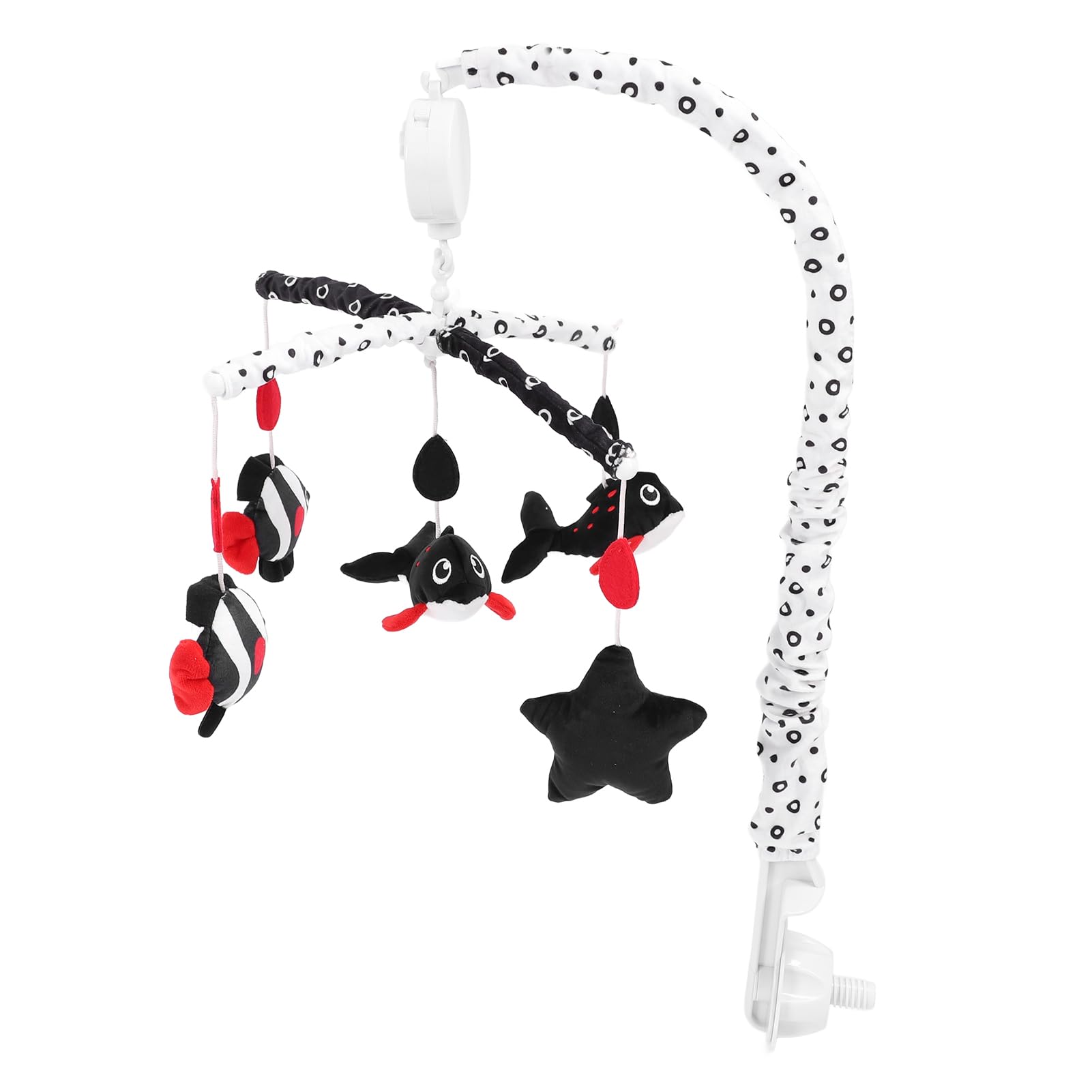 Generic Giostrina Musicale con Accessori in peluche. Vivaci Colori rosso. Suono Rilassante per il Sonno del Bambino (oceano)