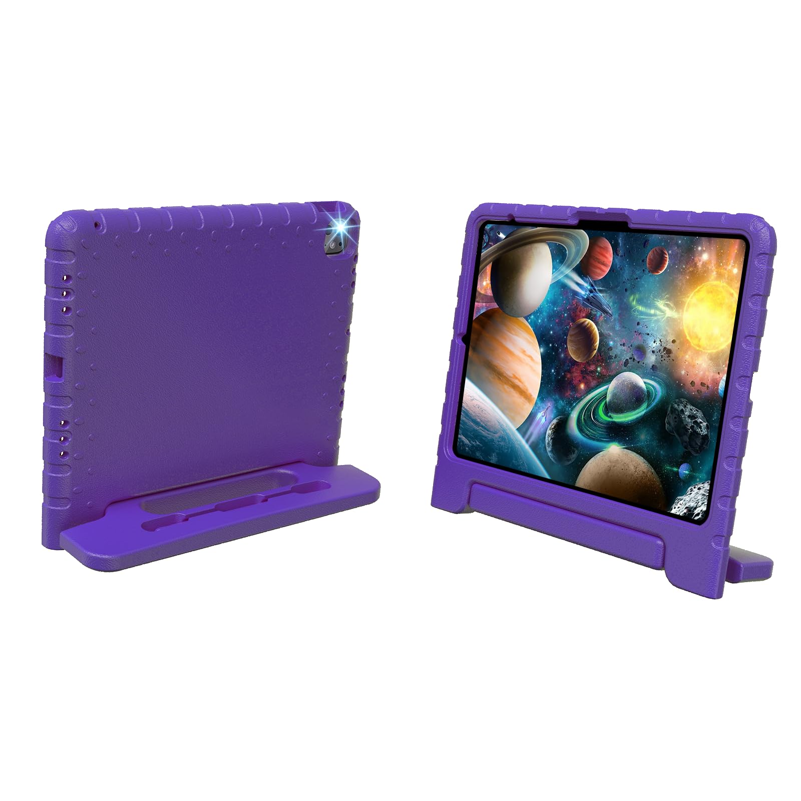 BILLISGOVA for iPad Pro 13 inch Case M4 with Pencil Holder, Anti-Slip Handle Stand, Super Protection Kids Proof Cute EVA Cover for iPad Pro 13" 2024,