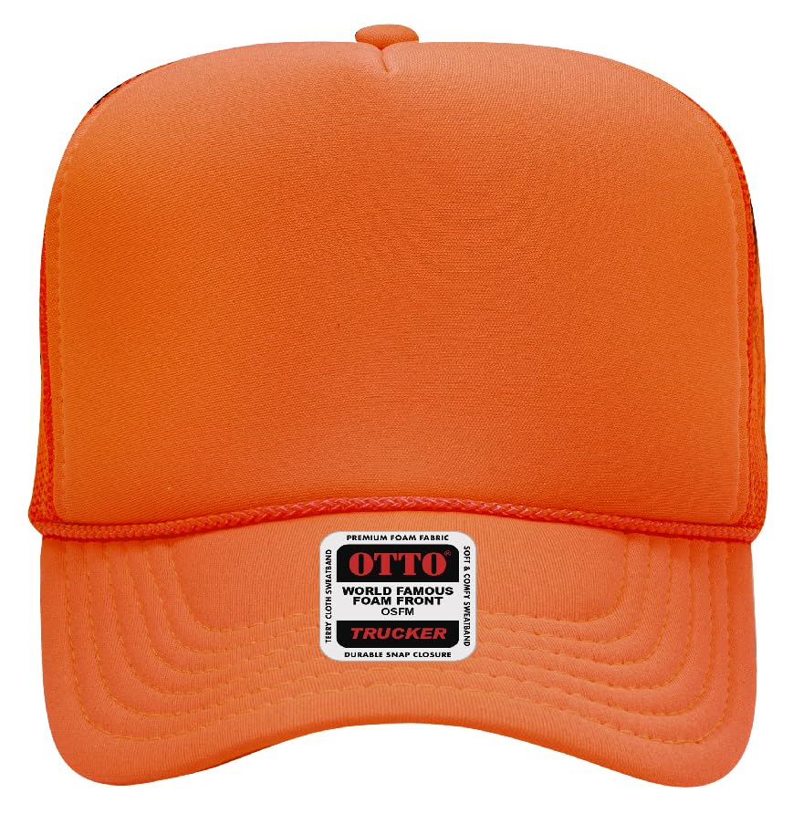 Image of Otto Cap 5-Panel High Crown Mesh Back Trucker Hat