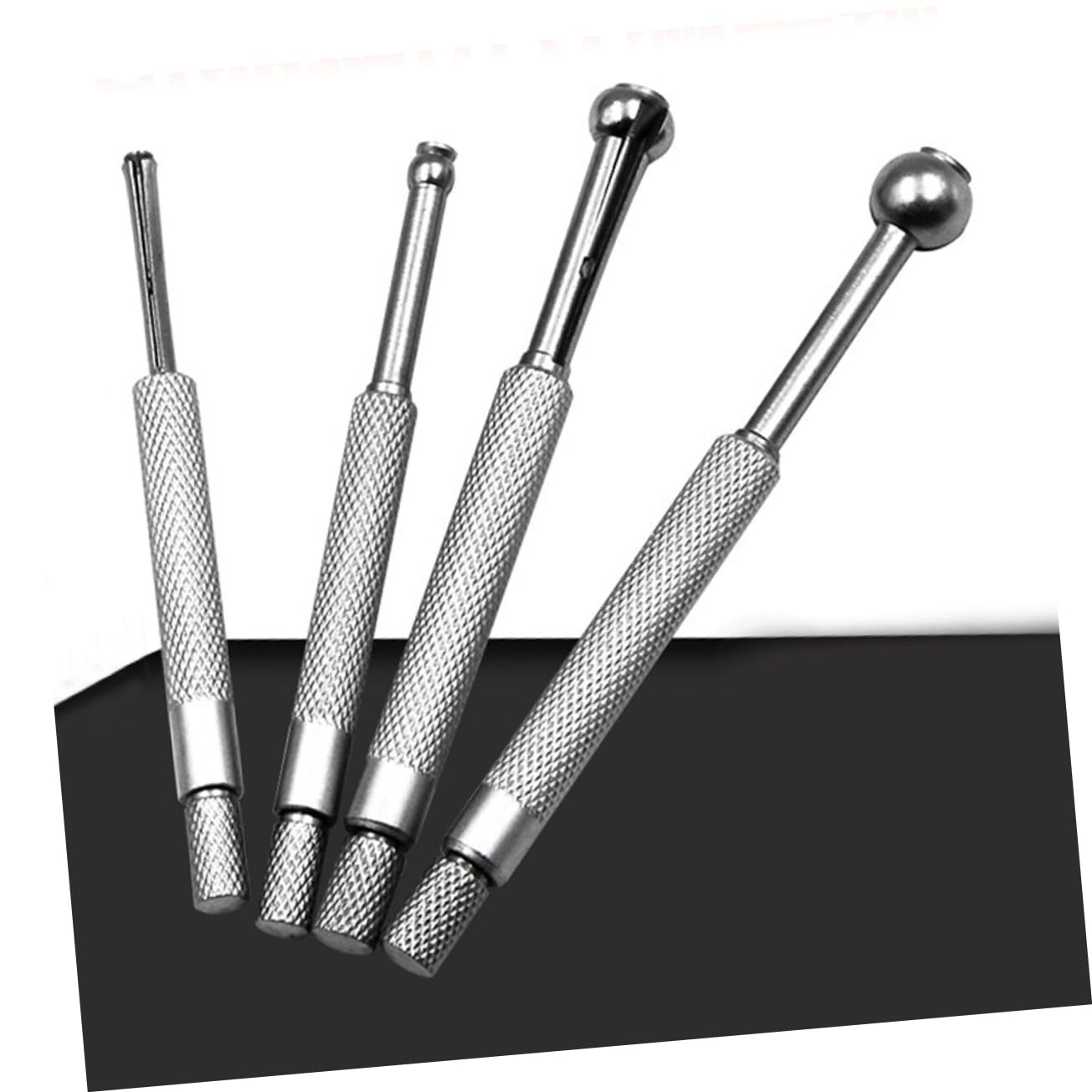 LIFKOME 4pcs Telescoping Bore Gauge Set Multi-Functional Hole Gauges for Accurate Measurement of Small and Grooves Manual Measurement Tools