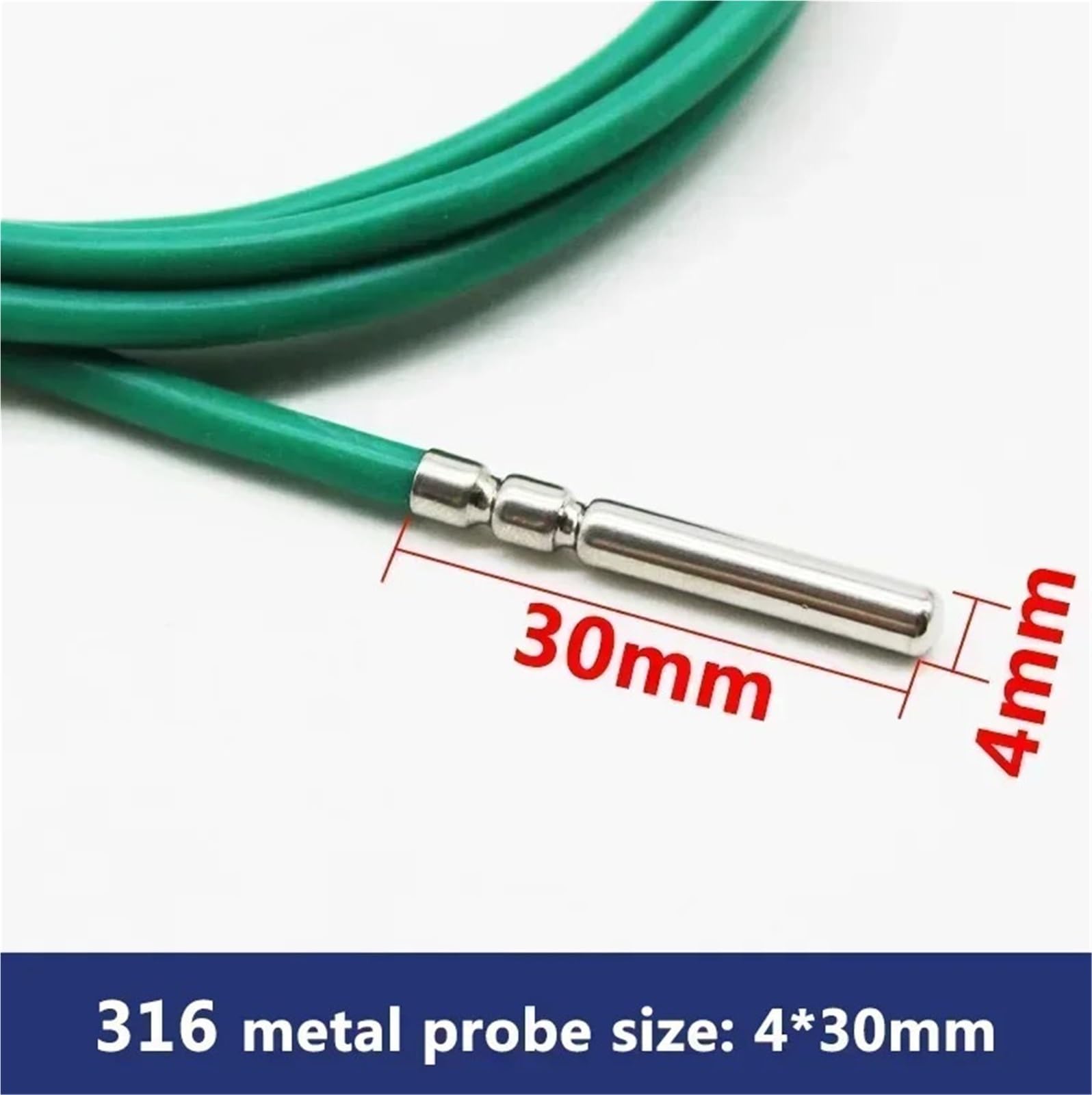 Câbles de thermocouple de capteur de température de type K 260 ℃ 1 pièce(With 10m)