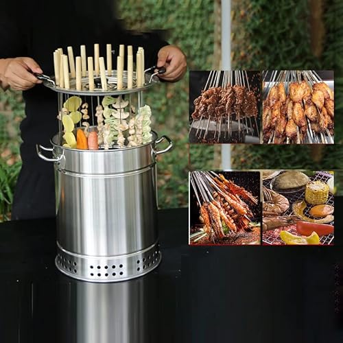 GUINJO 20-28 Smokeless Kebab Grill & Rotisserie Oven