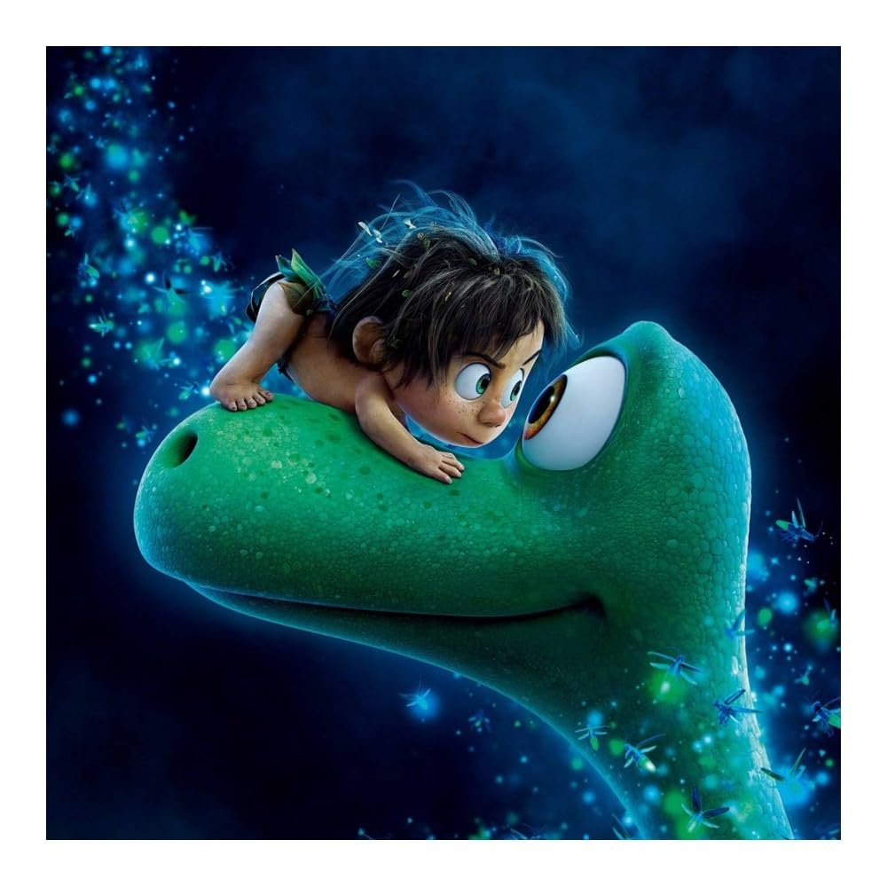 5D Diamond Art Painting Kits, Cartoon Dinosaur DIY Diamond Art Kits, Crystal Rhinestone Cross Stitch Embroidery Arts and Crafts Pictures Painting Kits by Numbers for Adults Kids Gifts, Wall Decor