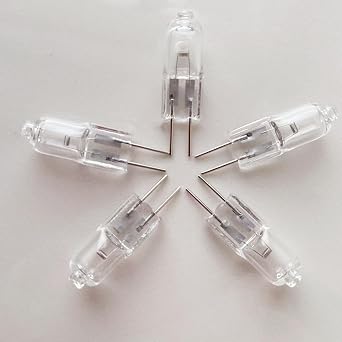 10Pcs G4 12V 5W Tungsten Halogen Bulb Lamp Crystal Light Beads