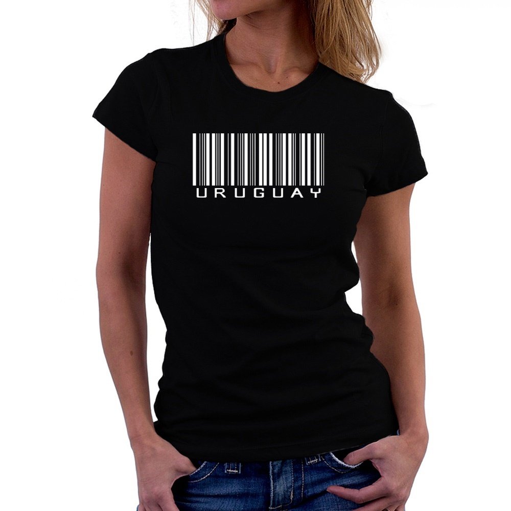 Uruguay Barcode Women T-Shirt