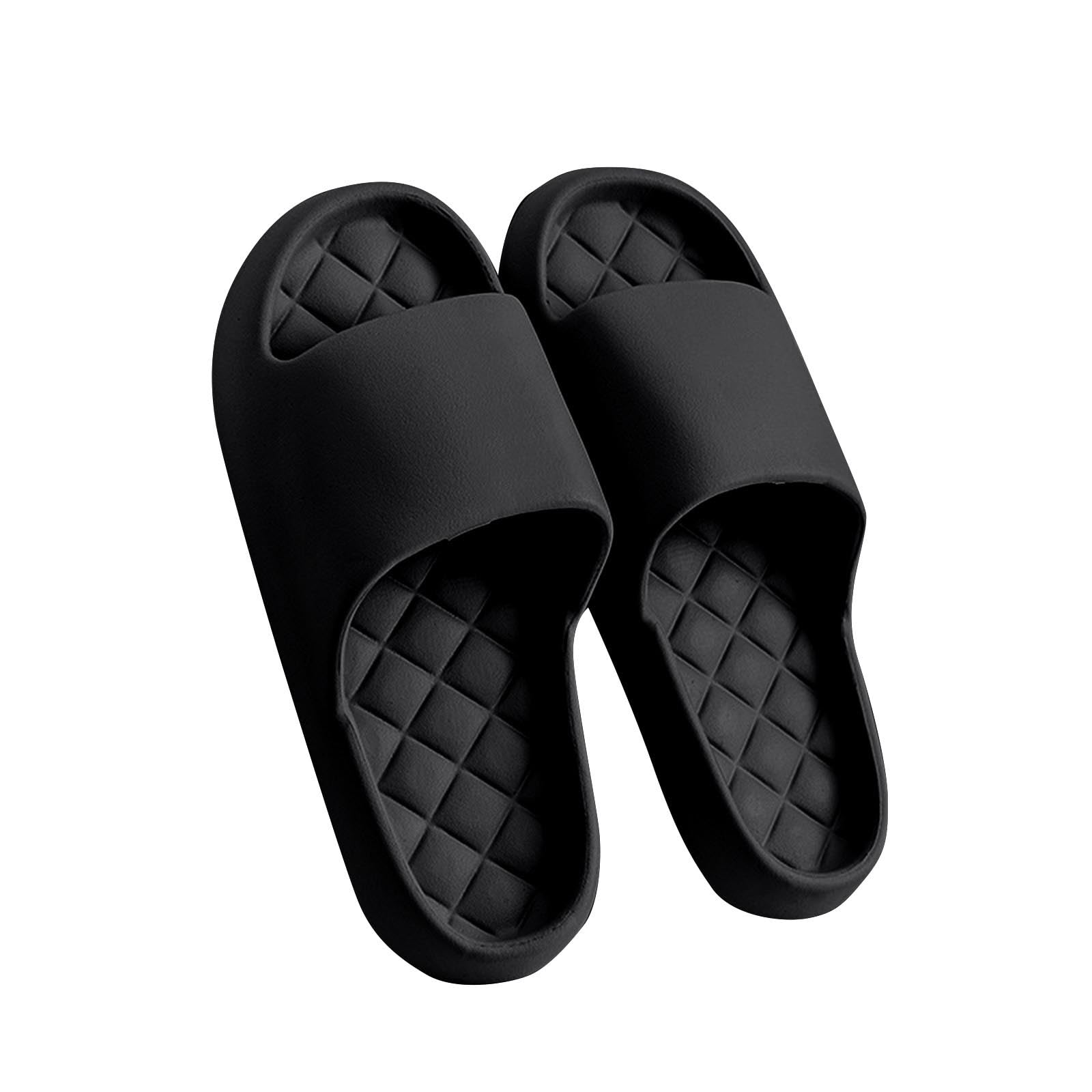 Chunky Cloud Slipper for Men and Women Textured Anti-Slip Quick Drying Slide Soft Loungewear Sandals Shower Shoe