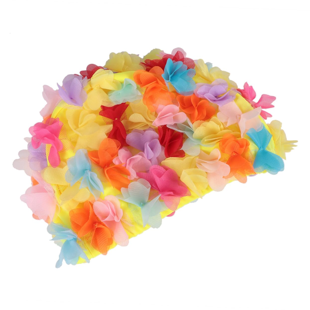 Toddmomy 3piezas Gorro De Natación Femenino Diseño De Flores Cómodo y Transpirable para Natación Piscina o Playa