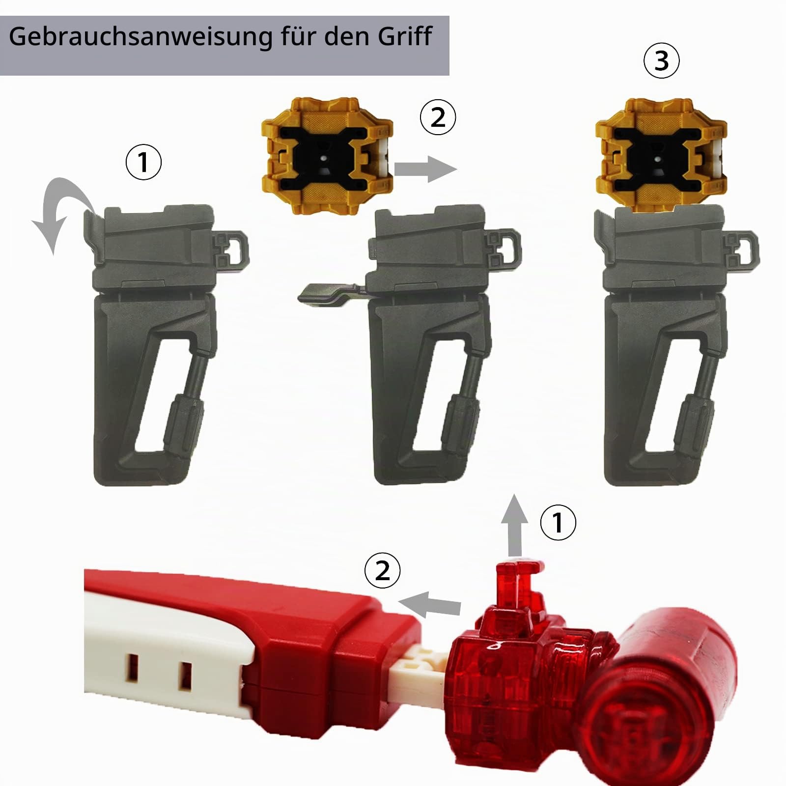 12in1 Kampfkreisel, bidirektionaler Sender für 2 Sets von Kampfkreisel, tragbare Aufbewahrungsbox, Kunststoff, Mehrfarbig