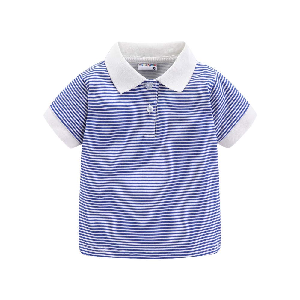 Mud Kingdom Boys Polo Shirt Short Sleeve School Uniform Pique Polo Summer