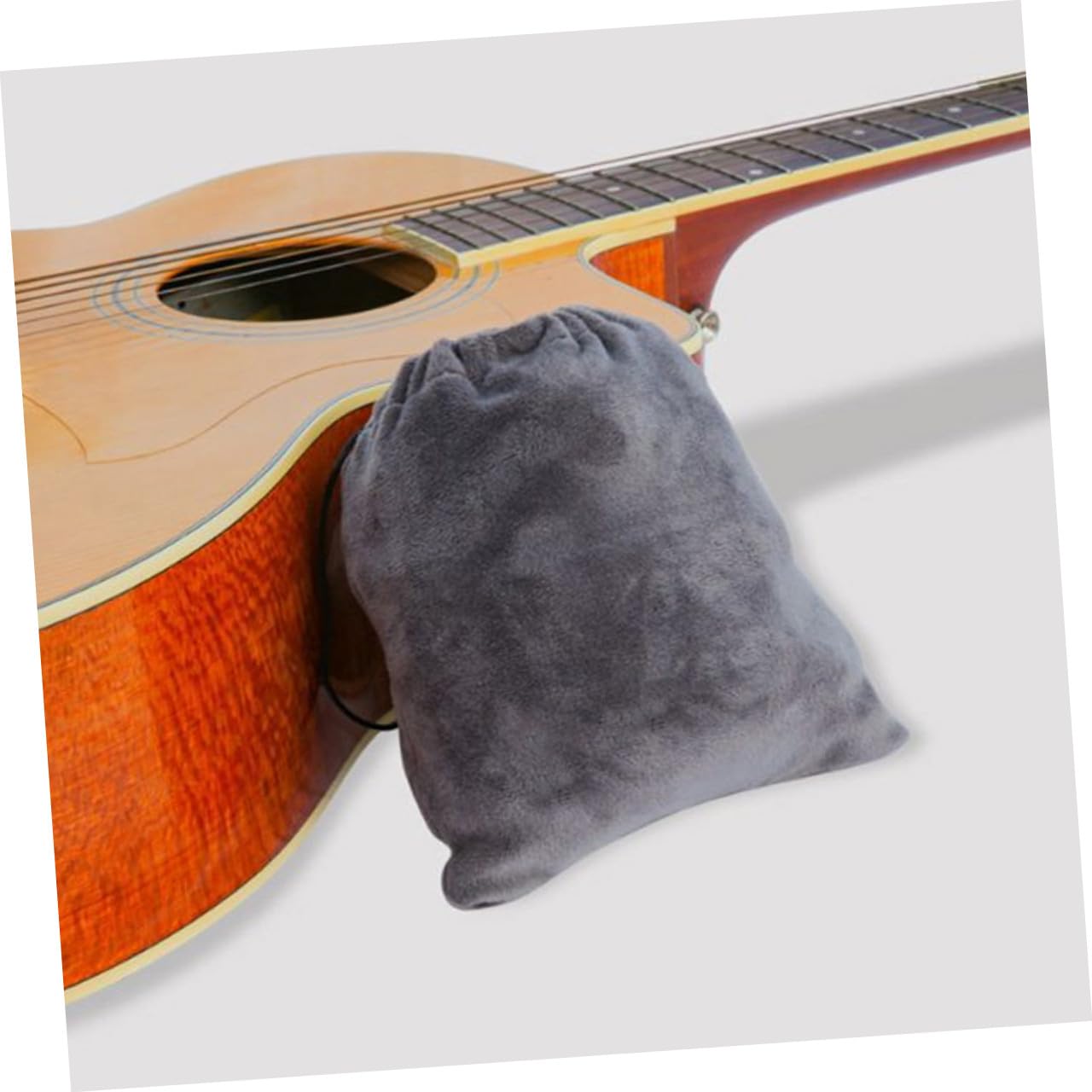 Gitarrenbeinstütze Basskissen Aufblasbare Gitarrenstütze Höhenverstellbar Tragbares Gitarrenkissen für Bequemes Üben Einstellbarer Gitarrenständer für Gitarrengriffbrett