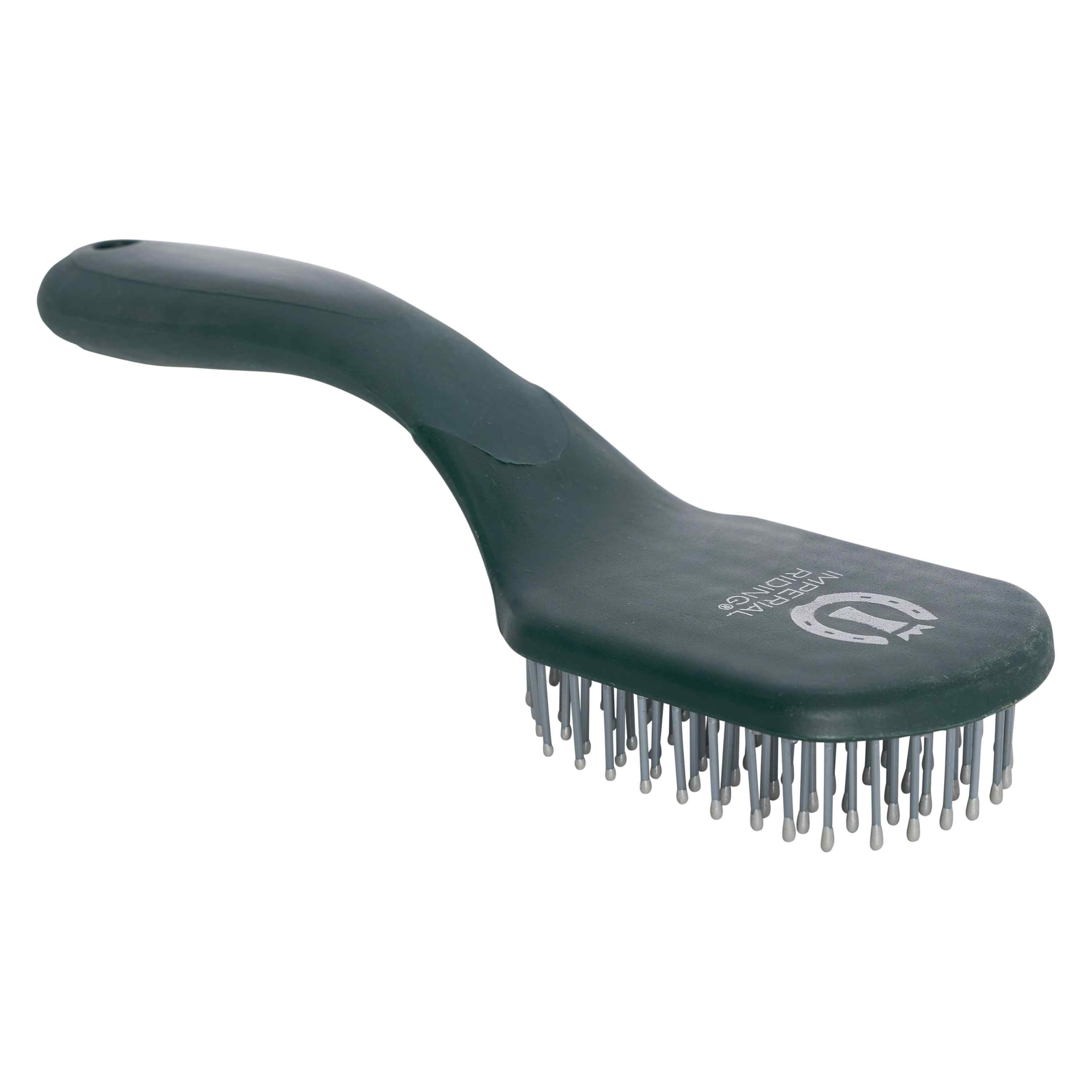 Imperial Riding IRH Boomerang Horse Mane and Tail Brush (One Size) (Forest Green)