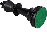 Vista 2 de WE Games Pieza de ajedrez Staunton de repuesto, tamaño King oscuro, pieza de plástico pesada estilo torneo con fondo de fieltro, repuesto individual