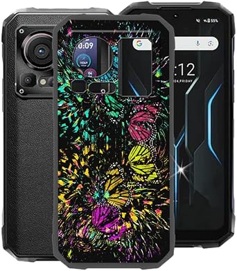 for Hotwav Hyper 7 Pro Case, Black Shockproof Bumper Sleeves, 360 Drop Antiscratch Protection Cover Ultra-Thin Soft Silicone Phone Case for Hotwav Hyper 7 Pro 6.60" - XV52