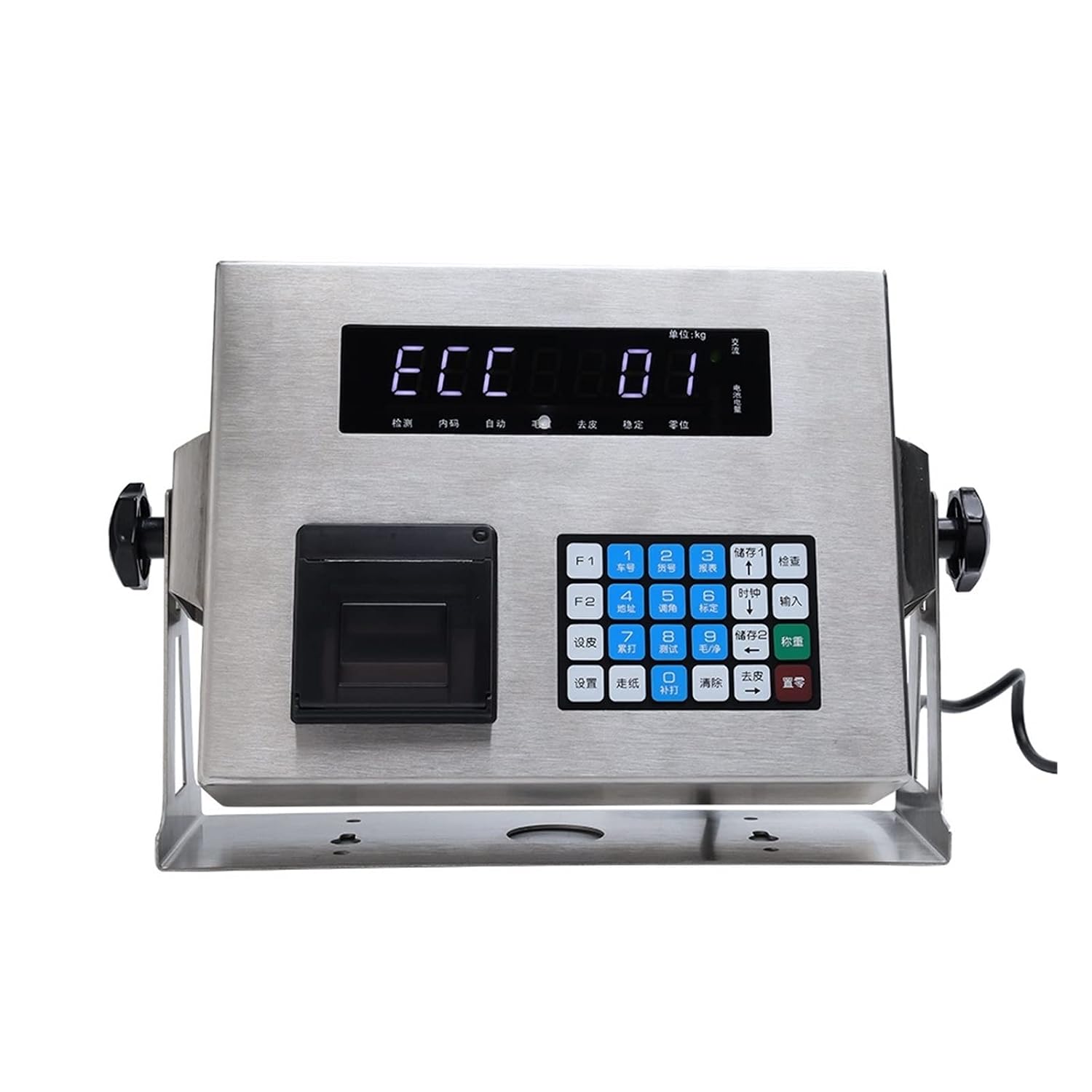 Load Cells, D2008 Digital Truck Scale Weighing Indicator Stainless Steel with Printer RS485(with Printer)