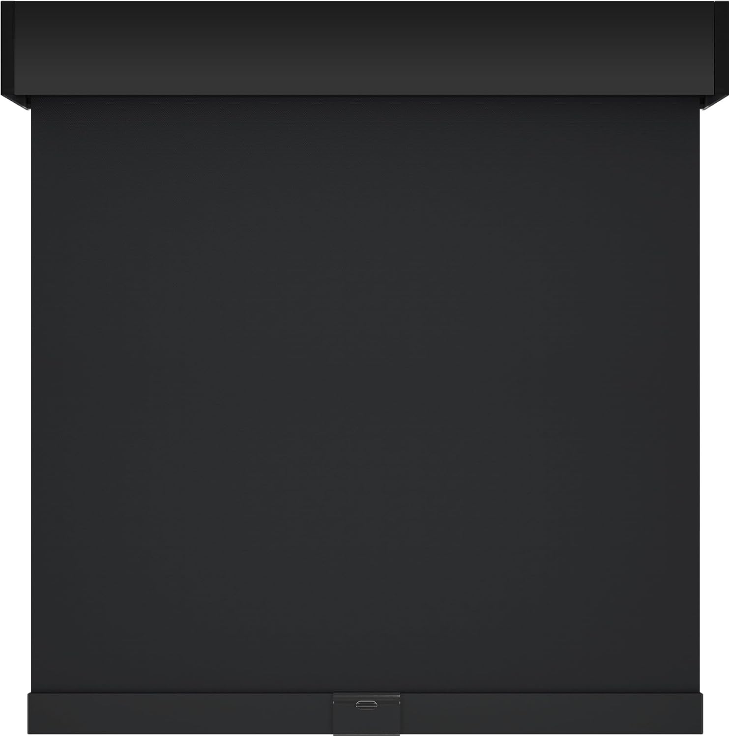 Thermal Insulated Blackout Roller Shades - Cordless Free-Stop Blinds with Valance, UV Protection, 36" W x 72" H (Black)