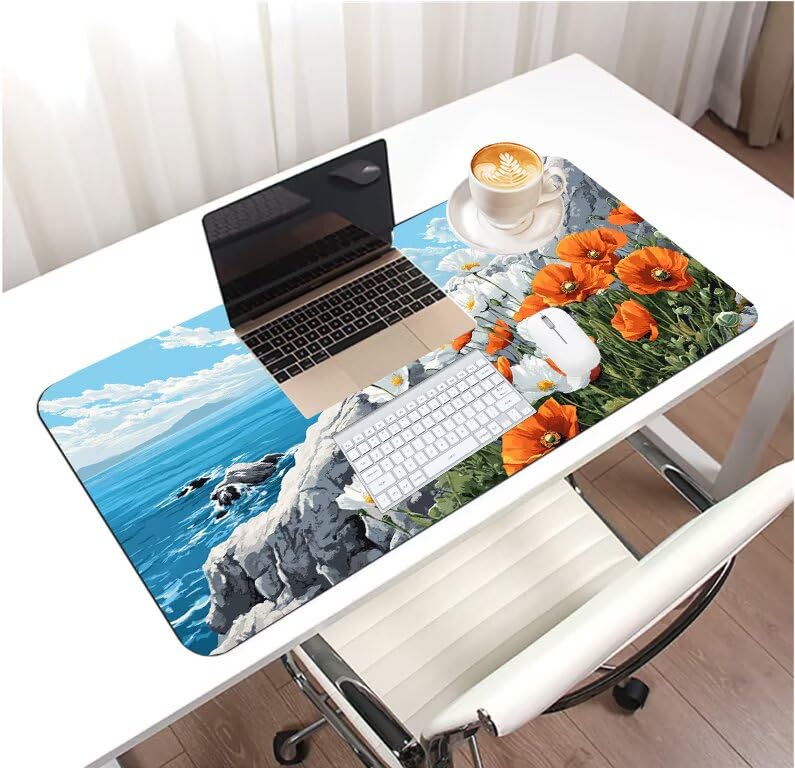 Tapis de souris de précision étanche avec surface lavable et base stable - 3