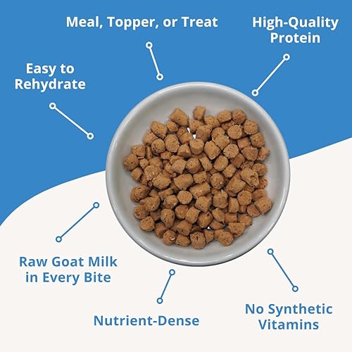 Miniatura 3 de Quest - Alimento para gatos liofilizado, pepitas crudas del tamaño de un bocado, receta de pescado blanco, comida cruda para gatos, 10 onzas