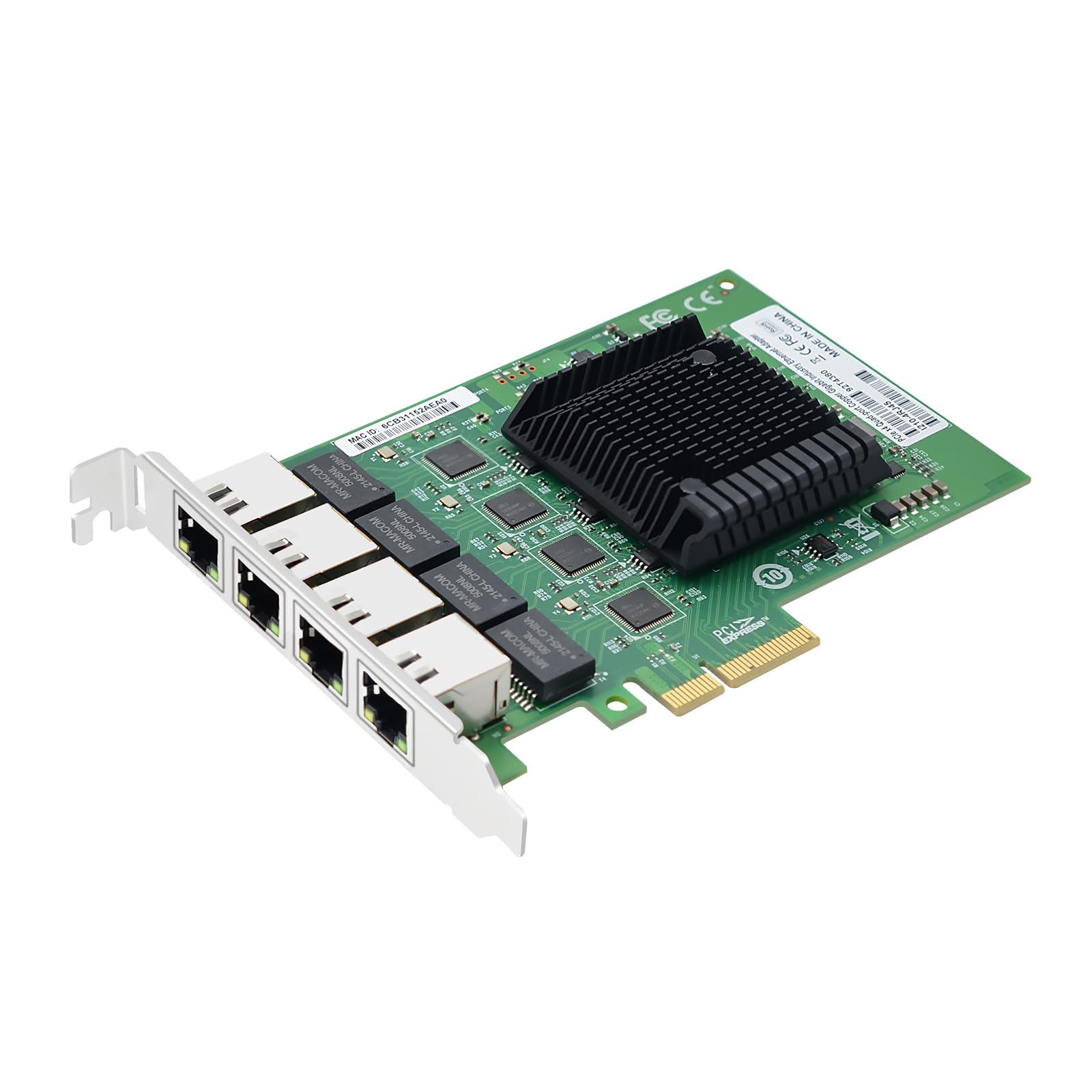 Intel 10Gbps LANカード Amazon.com: Buacoz PCIe Network Adapter, Gigabit Quad-Port PCI