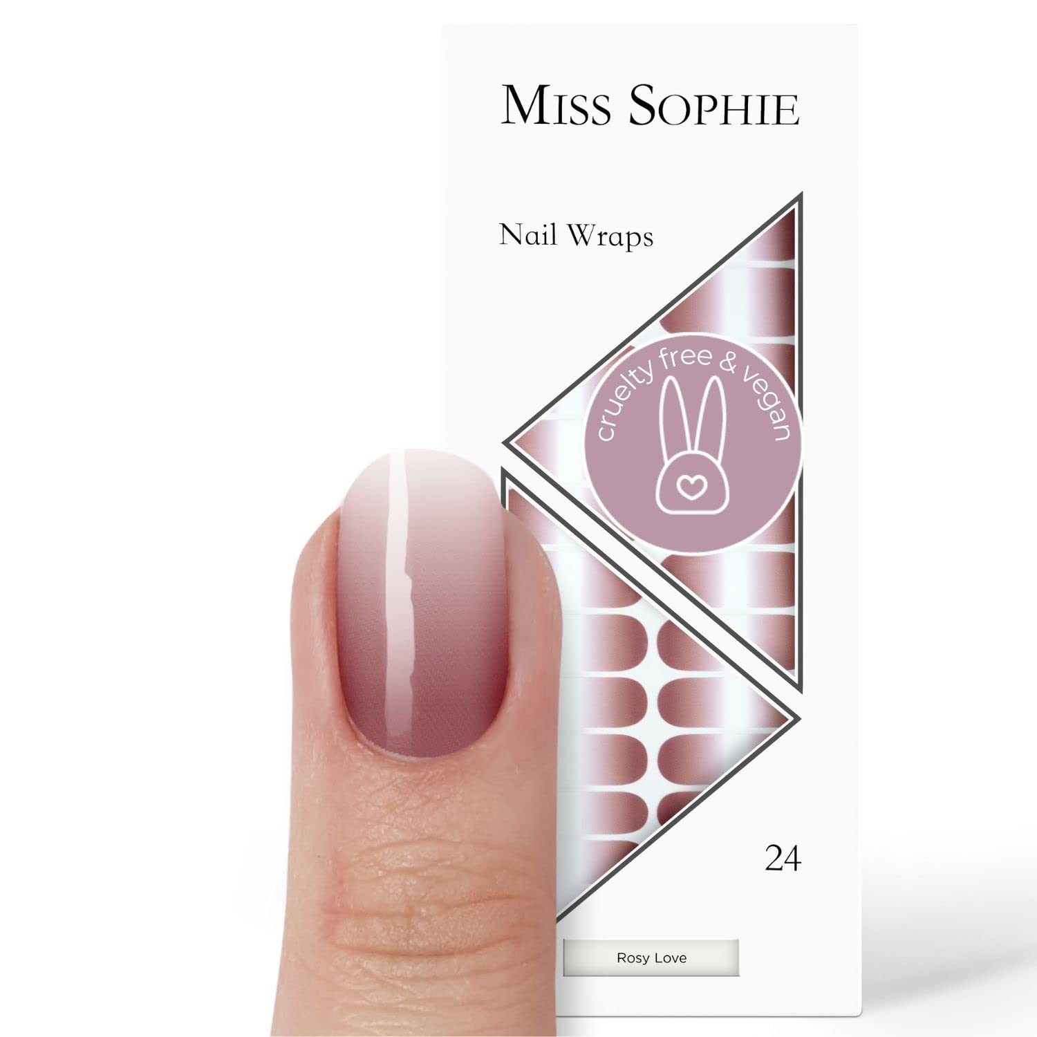 Miss Sophie Nail Wraps - 24 Ultra-Thin-self-Adhesive Long-Lasting Nail Wraps