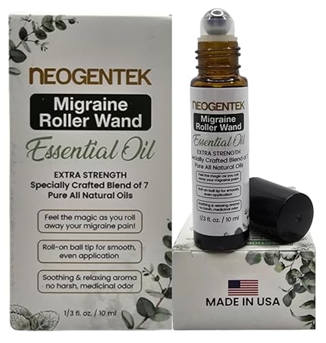 Migraine, Sinus Essential Oil Roller | Crafted Blend of 7