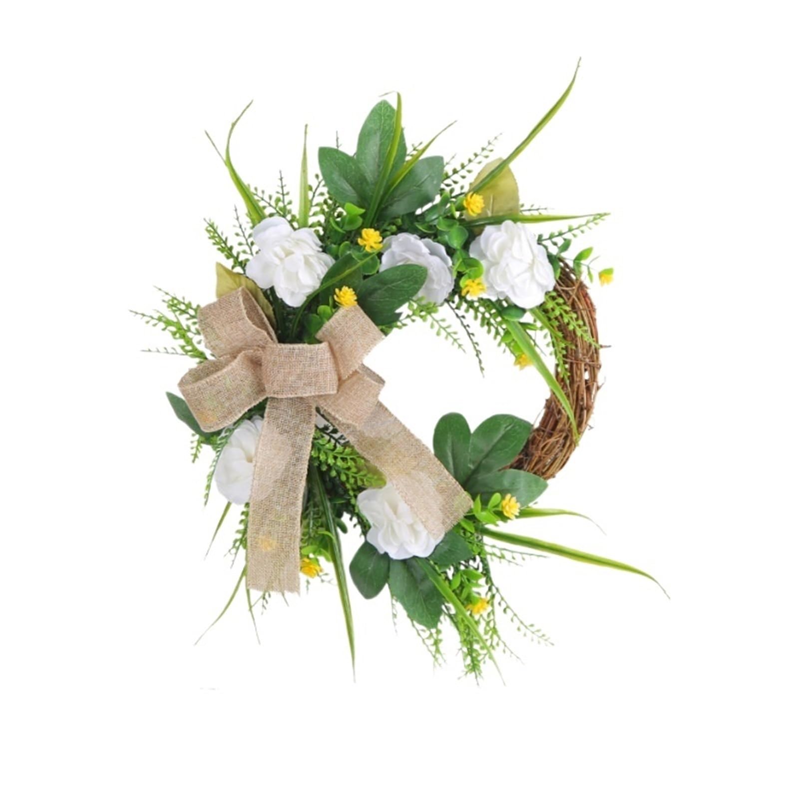 Wreaths Artificial Eucalyptus Wreaths For Front Door Summer Wreath With Olive Leaves Berry Indoor Outdoor(Style3)