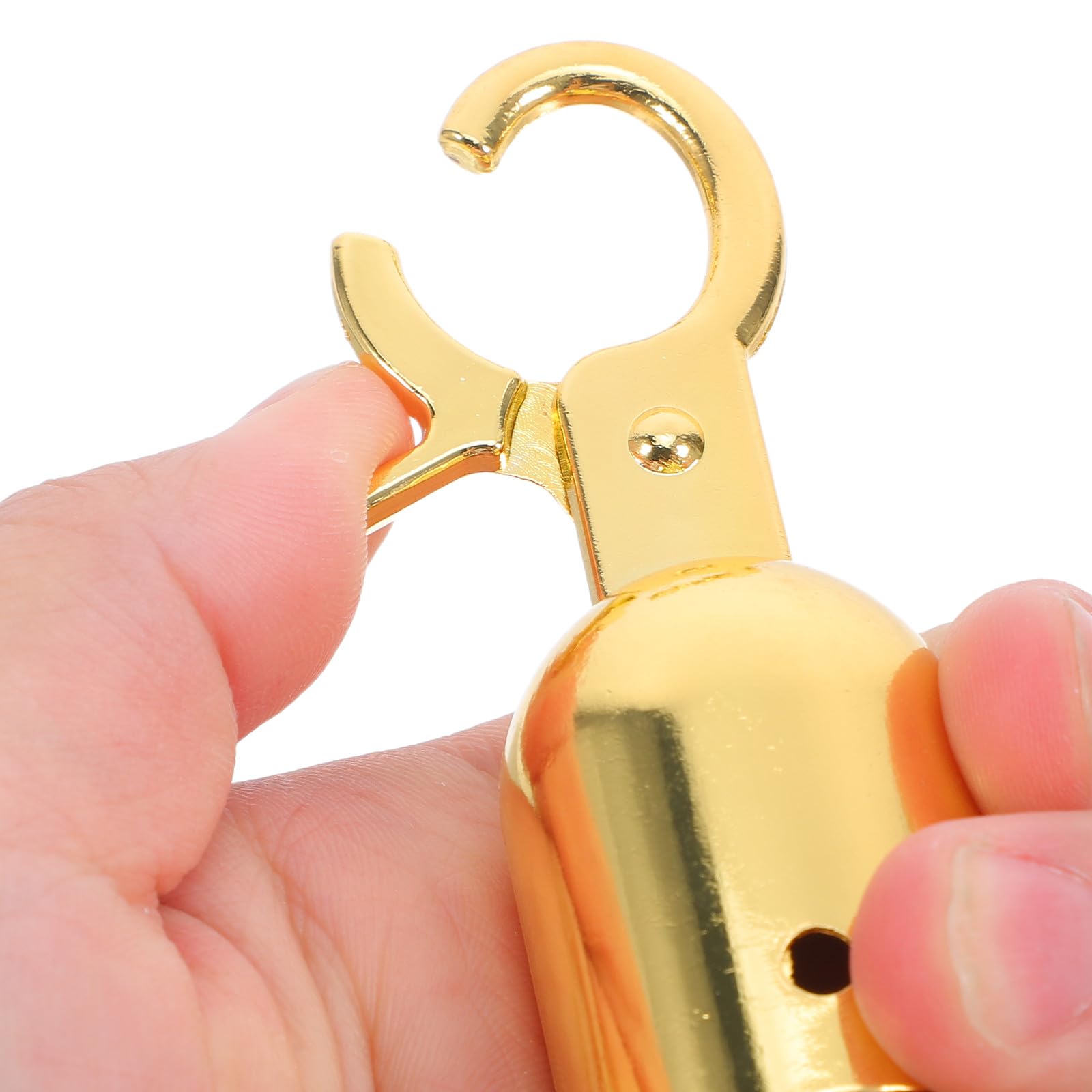 Hemobllo 4 Stück Seilendstopper mit Haken aus Aluminiumlegierung Seilkappen für Absperrseile Korrosionsbeständig Einfache Montage Silber Absperrbarriere für Menschenmengen