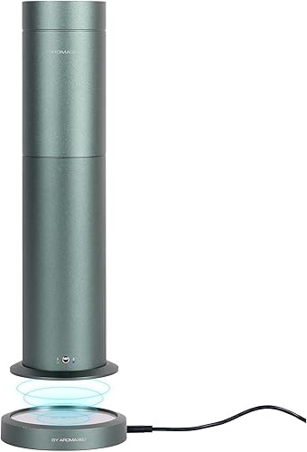 Aroma360 - Difusor de aceites esenciales inalámbrico profesional - Cobertura de 600 pies cuadrados - Inalámbrico y portátil con control remoto -