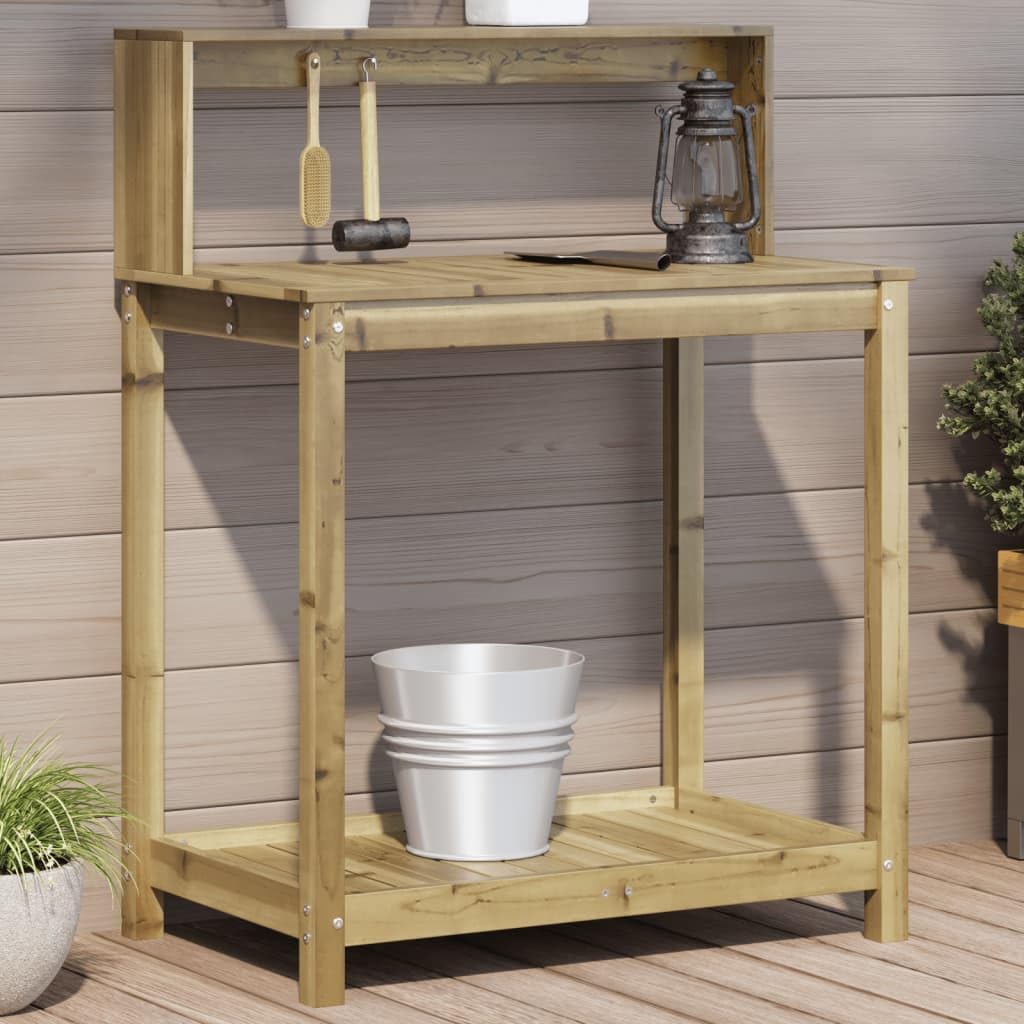 Table de rempotage de jardin en bois pour aménager votre terrasse