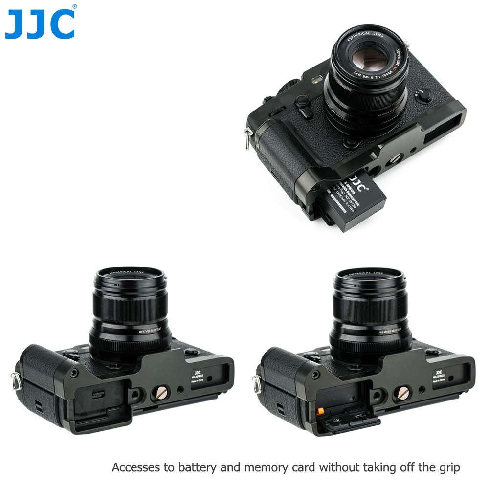 JJC Typ Arca-Swiss Metalowy uchwyt do Fujifilm X-PRO3, X-PRO2, X-PRO1 Zastępuje Fuji MHG-XPRO3, MHG-XPRO2, MHG-XPRO1 Podnieś przenośne uczucie do nagrywania wideo Youtube Vlog
