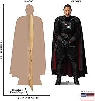 Vista 2 de Gráficos avanzados Star Wars: El mandalorian tamaño real cartón recorte Standups