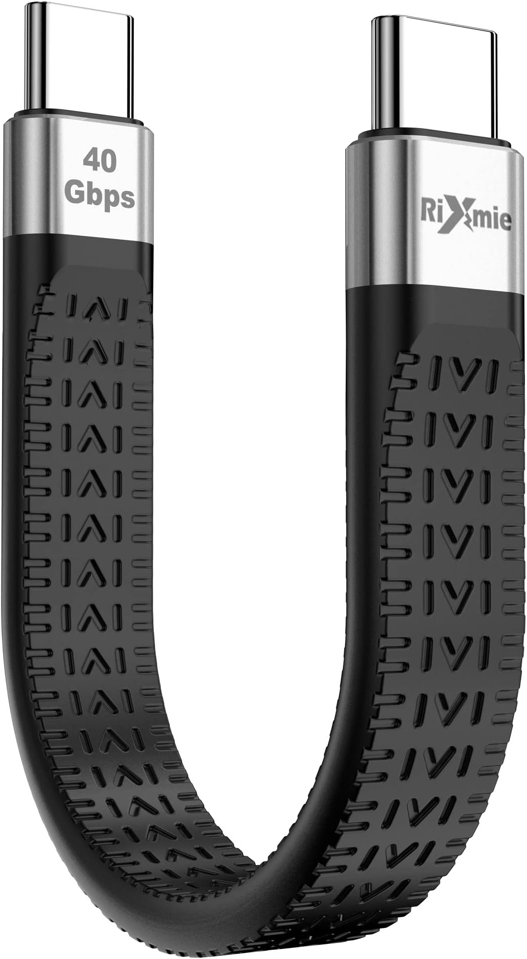 Short USB C Cable, 40Gbps USB4 Cable, Thunderbolt 4/3 Interface USB C to USB C Cable, Support 8K Display