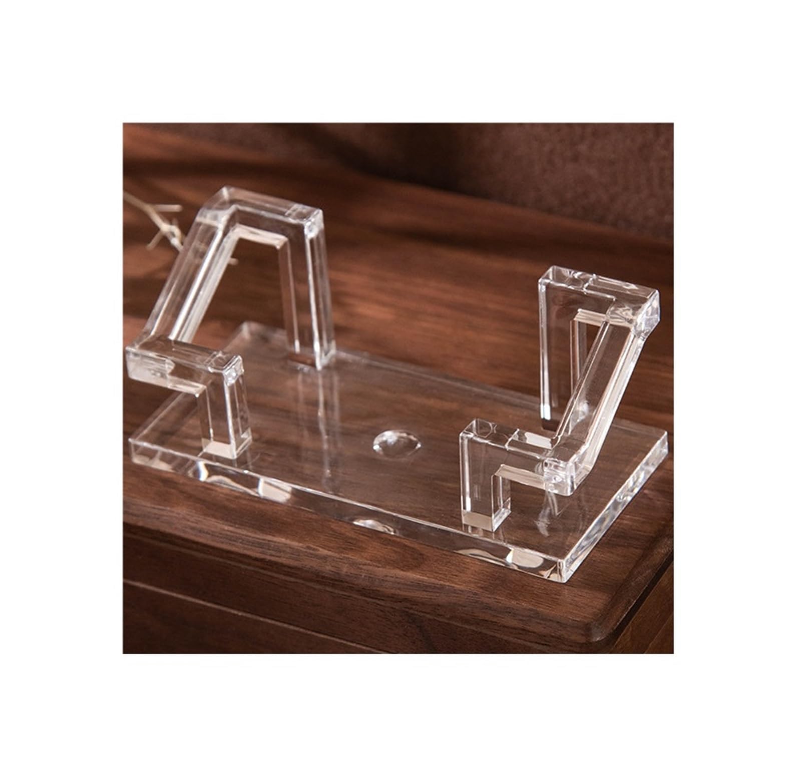 MHbdfsxz Card Holder Event Conference Desk Business Holder Clear Card Display Stand Office Exhibition Home