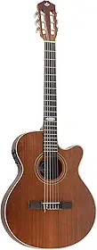 Violão Strinberg Sl200c Mgs Flat Nylon Elétrico Mogno Fosco