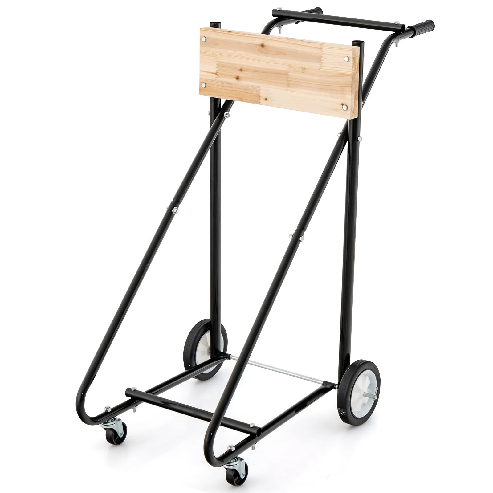 COSTWAY Carrello per Motore Fuoribordo, Supporto per Motore Fuoribordo con Ruote, Capacità di 150 kg, Resistente e Robusto, per Riparazioni, Manutenzione e Trasporto