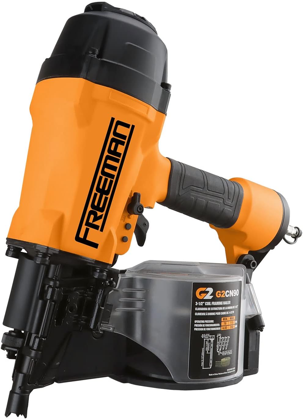 Freeman G2CN90 2nd Generation Pneumatic 15 Degree 31/2" Coil Framing