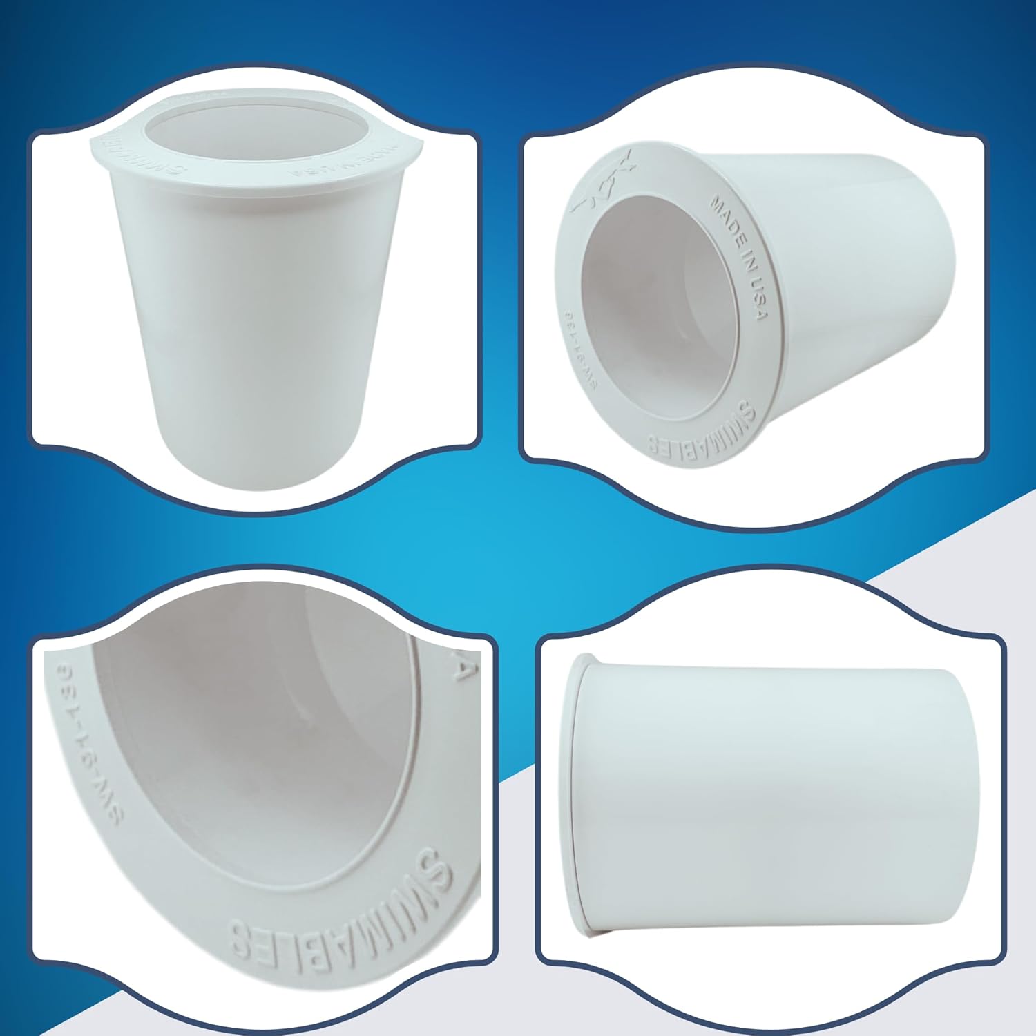 Swimables R38013B Pool Skimmer Baskets for Inground Pools Floating Weir Compatible with Pentair American Admiral Skimmer Basket Floating Weir B-38 / V38-136 | Heavy Duty Skimmer Floating Weir