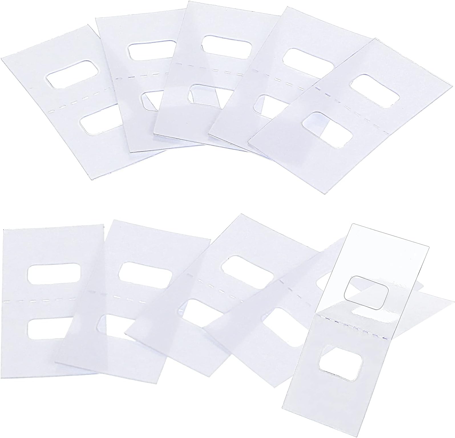TOODOO Vertical Blind Repair Tabs Vertical Blind Vane Saver, Clear (30)