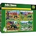 MasterPieces John Deere Jigsaw Puzzles, Art by Greg Giordano, 500-Piece, 4-Pack