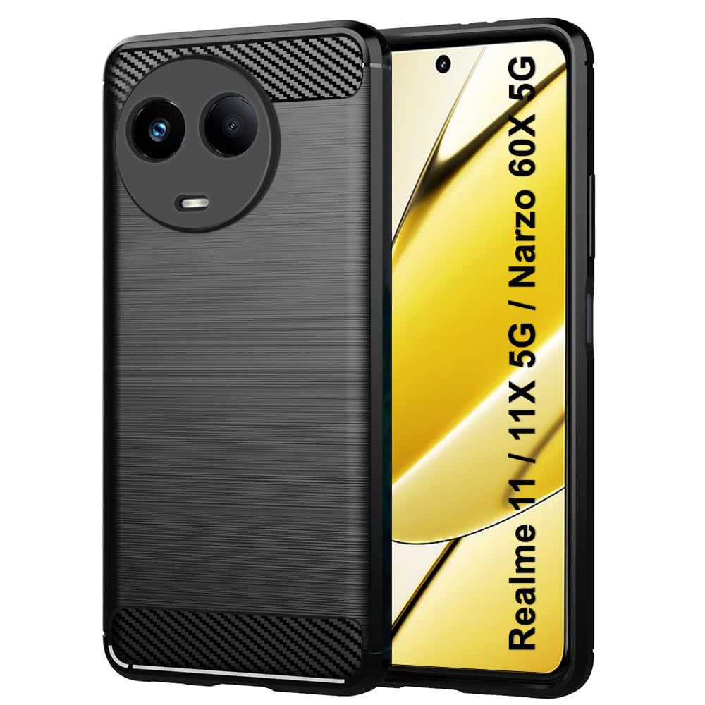 TheGiftKart Rugged ShockProof Back Cover Case for Realme 11 / 11X 5G / C67 5G / Narzo 60X 5G | Total Camera Protection | Anti-FingerPrint Finish | 360 Degree Protection Case for Realme 11 (TPU, Black) (B0CG92YK9B) Amazon Price History, Amazon Price Tracker