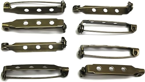 ALL in ONE Broche de broche trasero para insignia, barras de citas, ramilletes, etiquetas de nombre, alfileres de juguete y fabricación de joyas