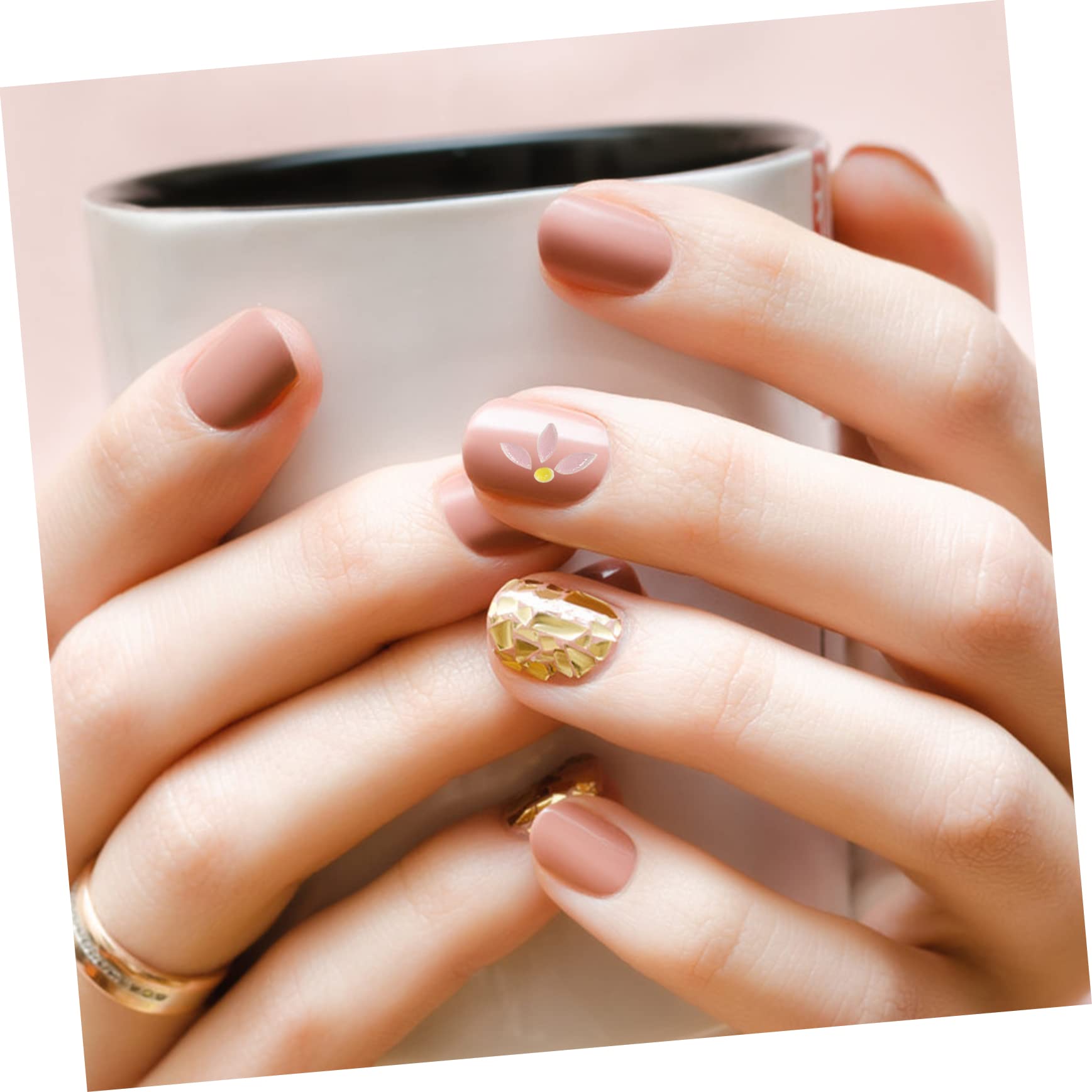 4 Set Adesivi Per Unghie Embossed Decorazioni Nail Art Facili Applicare Per Feste E Speciali Rimovibili E Resistenti Adatti Per Domestico E Salone 3 Pezzi*4