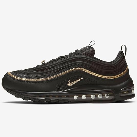 Amazon | [ナイキ] エア マックス 97 AIR MAX 97 ブラック/メタリック 