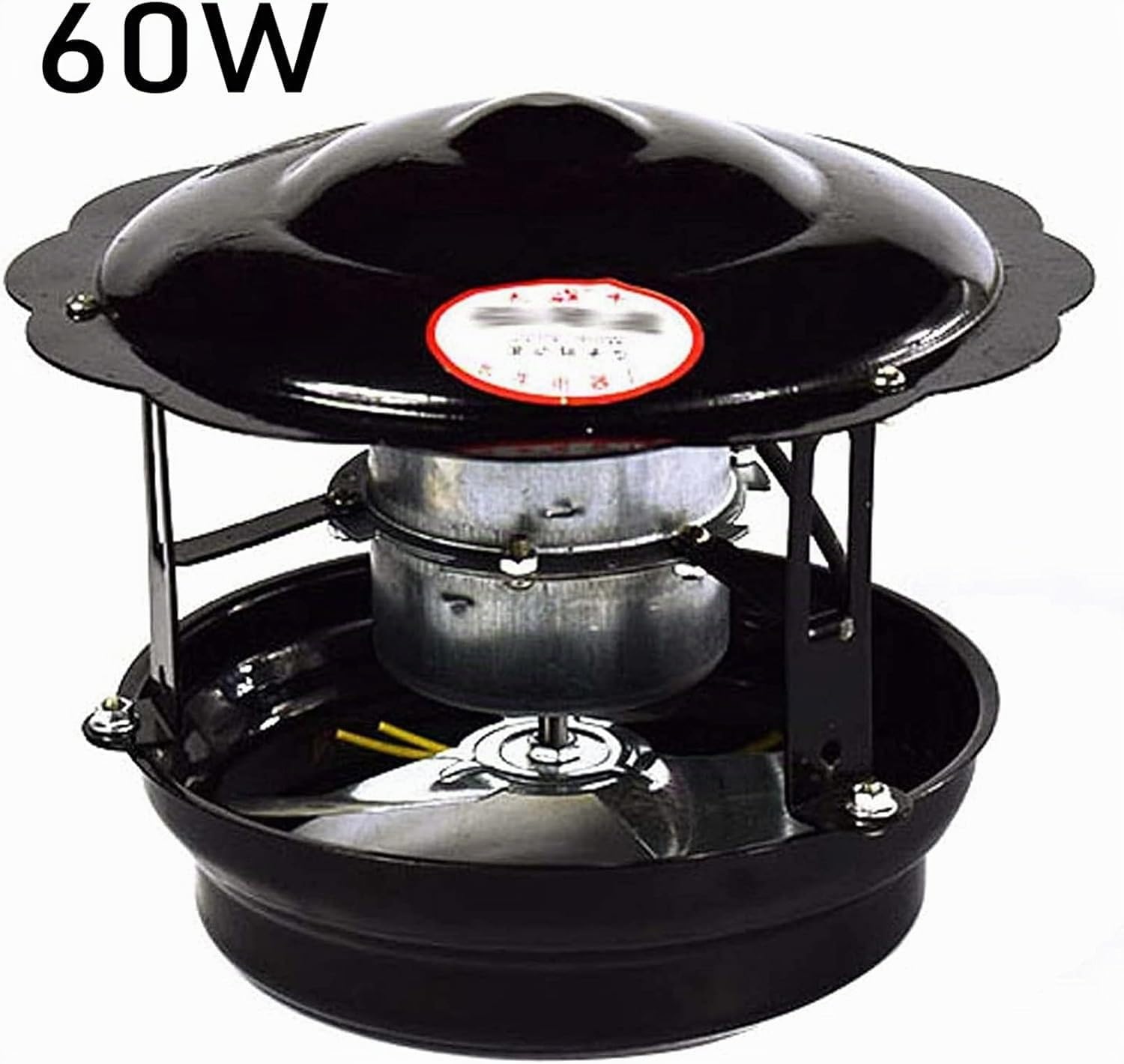 REHOOF Aspiratore di Fumo per Camino,Aspiratore per Camino Aspiratore per Canna Fumaria Induttore di Tiraggio per Camino Aspiratore per Camino per Camino,Ventola Aspirazione per Stufe A Legna 60W