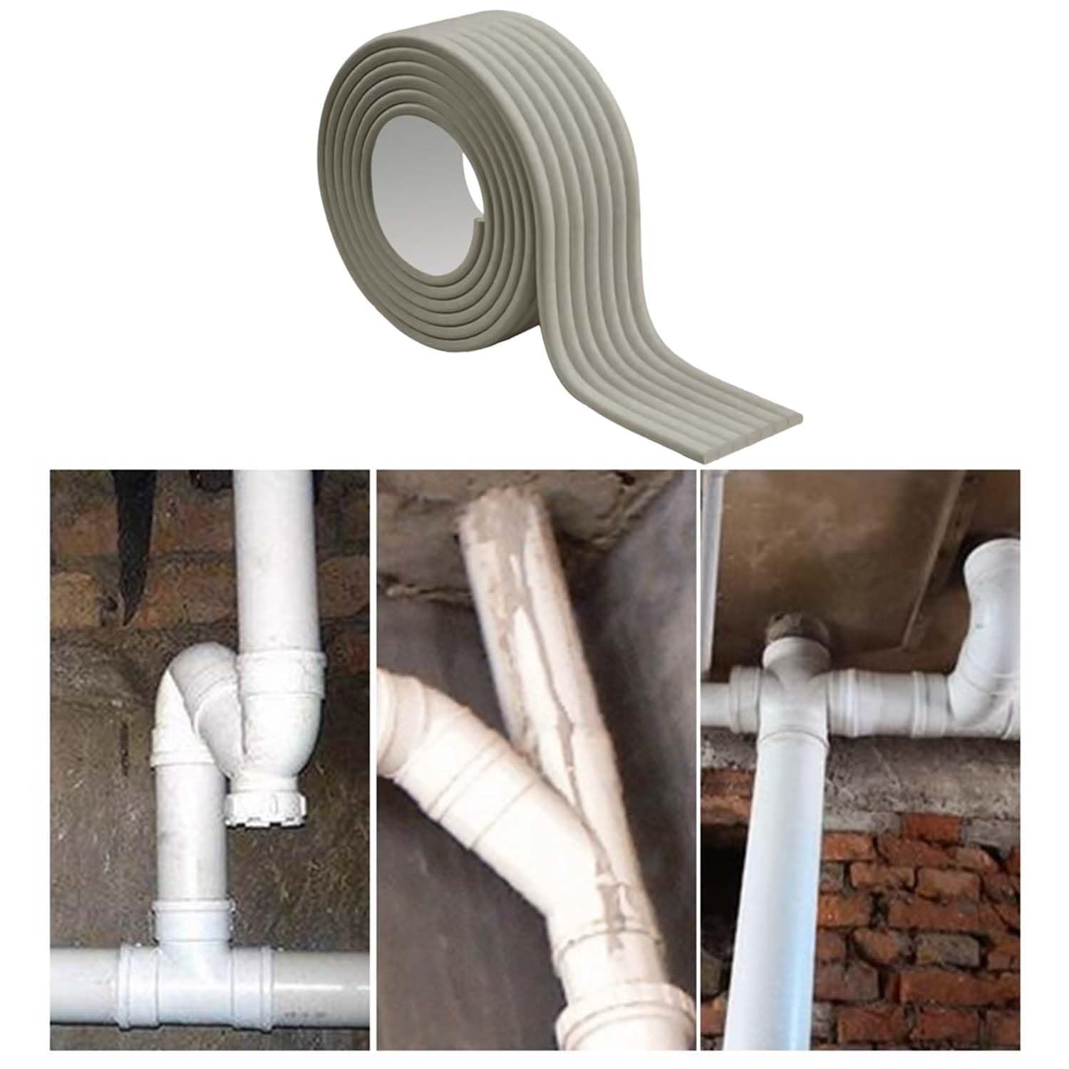 Isolamento Per Tubi Per Esterni, Isolamento Autoadesivo Per Tubi Dell'Acqua, Water Pipe Insulation Wrap, Isolamento Dei Tubi, Per La Protezione Dal Gelo In Inverno ( 8 x 200 Cm )