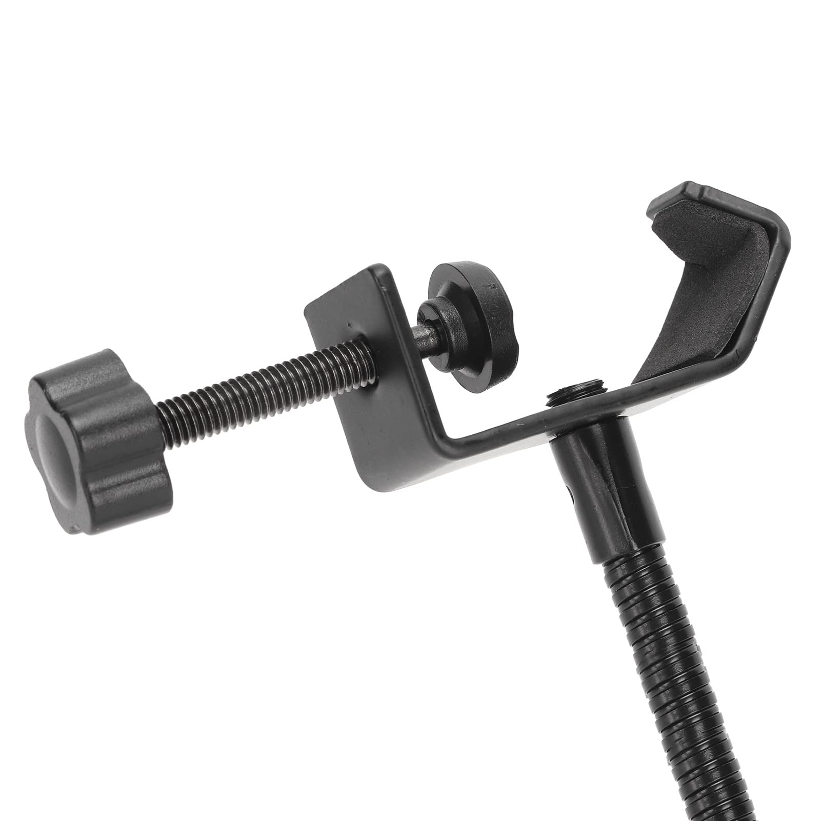Mic Pop Filter, Opvouwbare Microfoon Dubbellaags Windpopscherm met Flexibele 360 ​​° Zwanenhalsclip Stabiliserende Arm PS 6 voor Vocale Opname, Live-uitzending