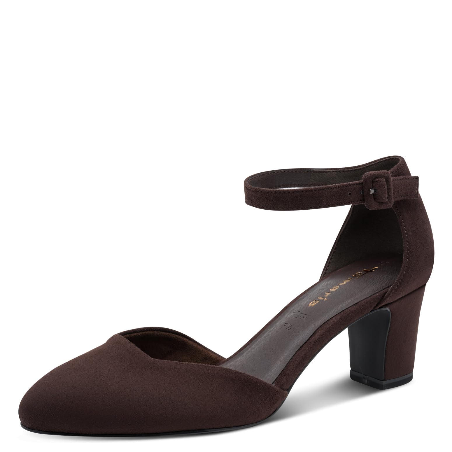 Tamaris Women's Block Heel Court Shoes, Brown (Mocha), 40