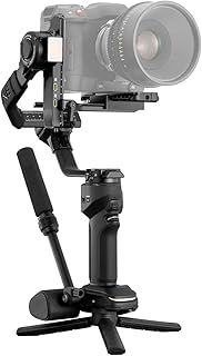 ZHIYUN Crane 4 Combo, 3-Axis Gimbal Stabilizer for DSLR and Mirrorless Camera, Nikon Sony Panasonic Canon Fujifilm BMPCC 6K, Fill Light, PD Fast Charge