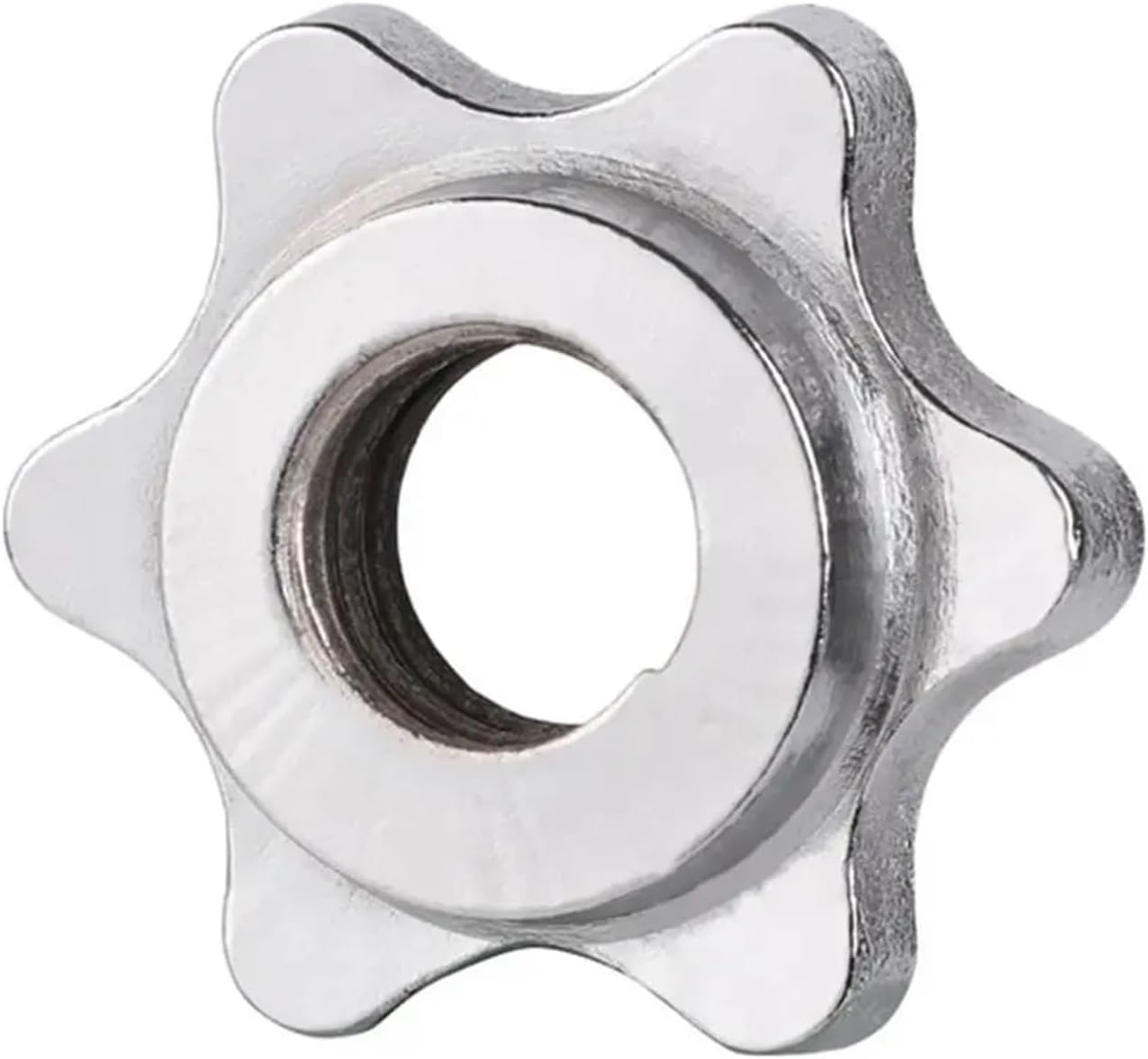 Standard Spin-Lock Barbell Anti-Slip Nuts 20 Pcs Standard Clamps Dumbell Spin-Lock Weight Lifting Accessories Accessory Nut Barbell Bar Collar Screw Hexagon