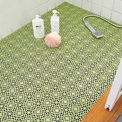 ZZPP Alfombrilla de Ducha,Alfombrillas de Ducha Antideslizantes,Alfombrilla Cuadrada de Goma antimoho con Drenaje r�pido (30 x 30 cm)
