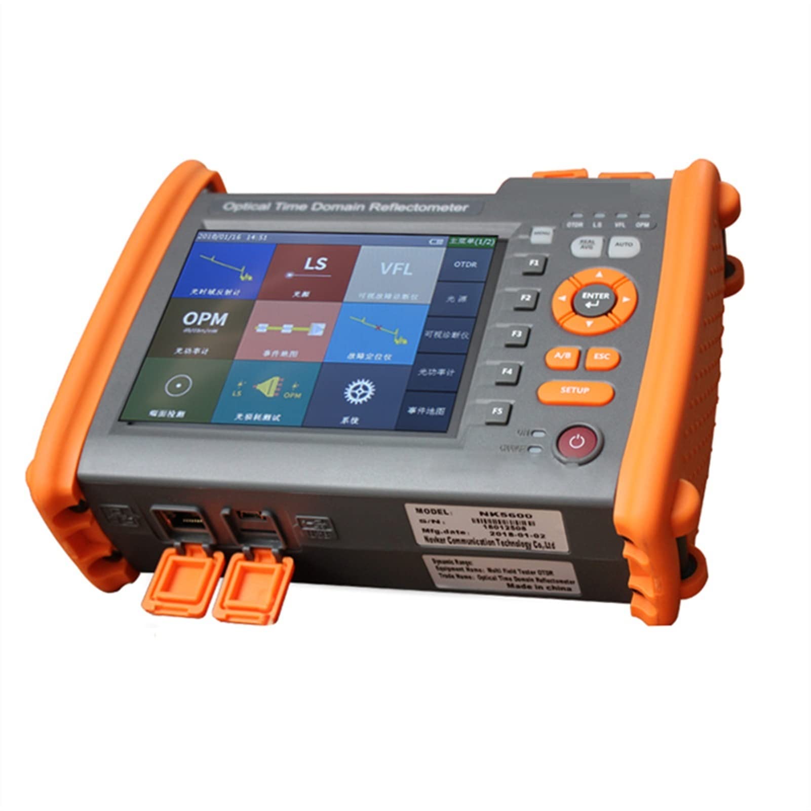 Medidor de Potencia de Fibra óptica OTDR Dominio de Tiempo óptico Reflectómetro Nk5600 Detección de fallas en la Longitud del probador del Punto de interrupción del Cable óptico